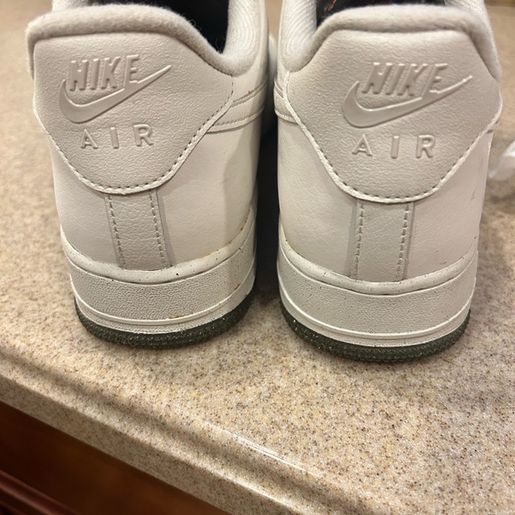 Nike Air Force 1 White and Grey Sneakers - Picture 3 of 6